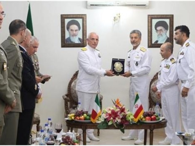 Delegazione Marina Militare in missione a Teheran