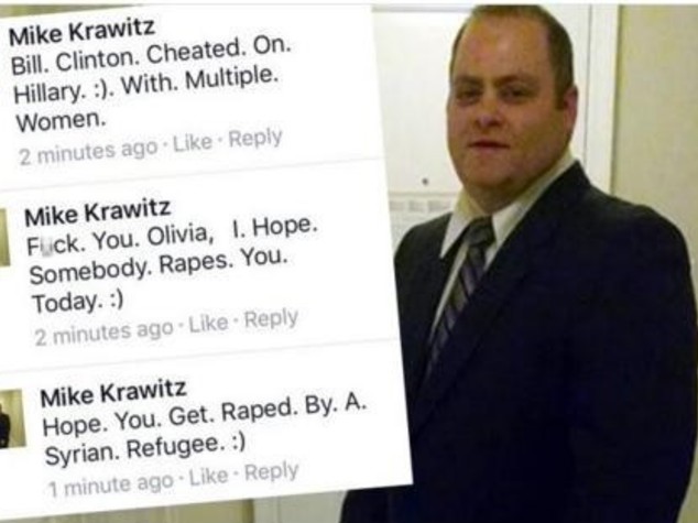Candidato pro-Trump a reporter "spero ti violentino"