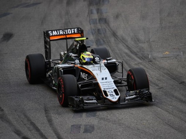 Gp Singapore, Perez penalizzato di 8 posizioni in griglia