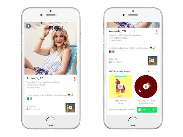 La musica giusta per rimorchiare, partnership Spotify-Tinder