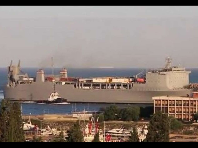 Blindato porto Gioia Tauro -Video In corso trasbordo armi chimiche