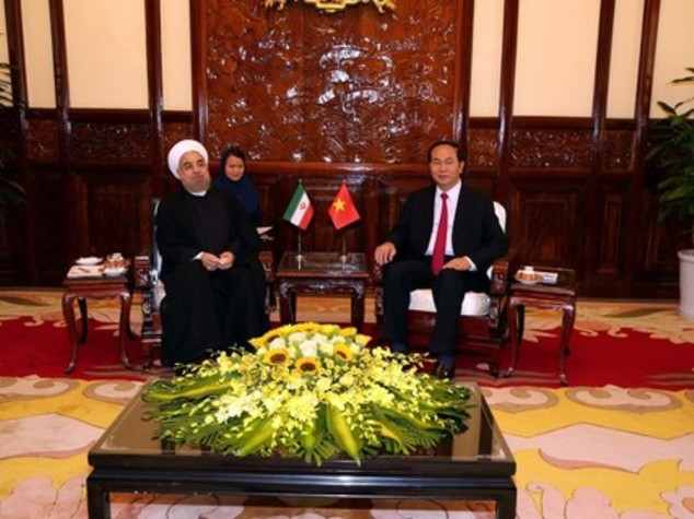 Iran-Vietnam: Rohani e Dai Quang, portare interscambio a 2 mld dlr