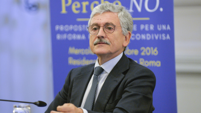 D'Alema, clima intimidatorio. E lancia 'altra' riforma