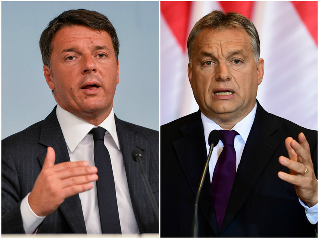 Duello a distanza tra Renzi e Orban sui migranti