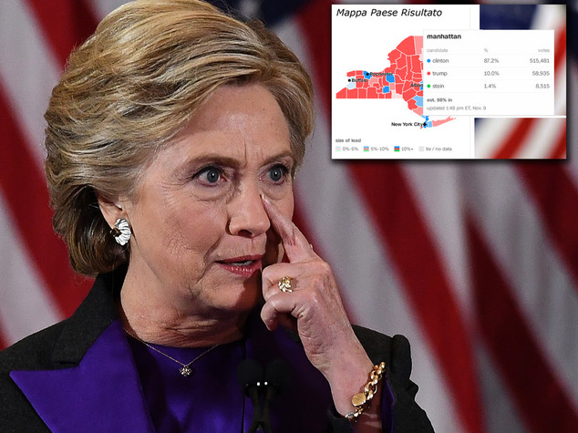 Hillary Clinton ha perso perché ha stravinto a San Francisco e Manhattan