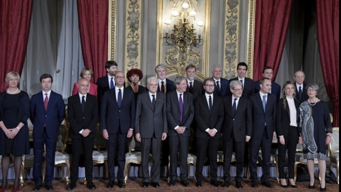 Ecco il governo Gentiloni con 12 conferme e 5 novità