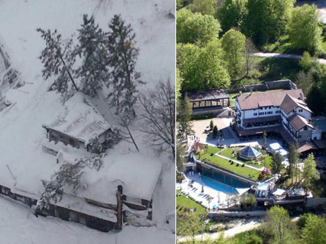 Slavina travolge hotel. "L'albergo non esiste più"