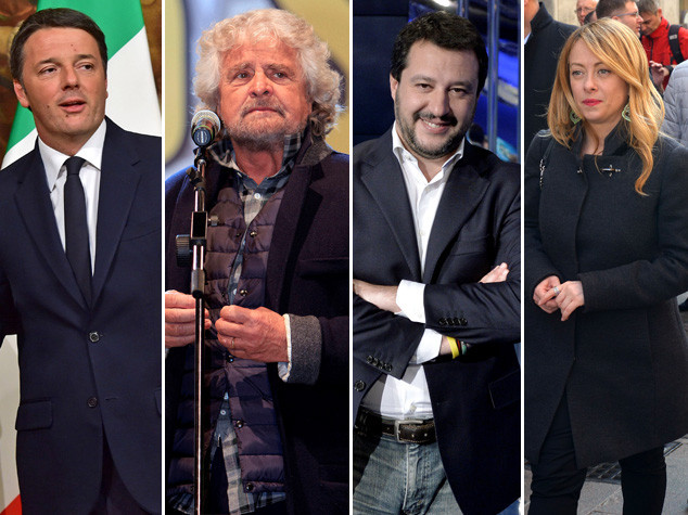 Consulta fa felici Renzi, Grillo, Salvini e Meloni: #VotoSubito