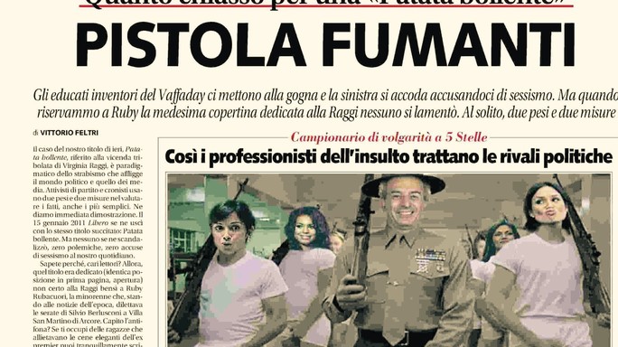 Le ragioni di Libero: "Noi sessisti? Tutte le volte che Grillo ha fatto peggio"