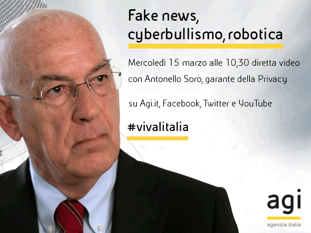 Antonello Soro in diretta web alle 10.30