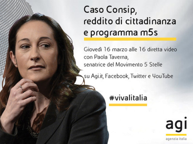 Paola Taverna alle 16.30 in diretta web a 'Viva l'Italia'