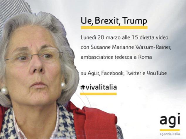 L'ambasciatore tedesco in diretta web dalle 15 a "Viva l'Italia"