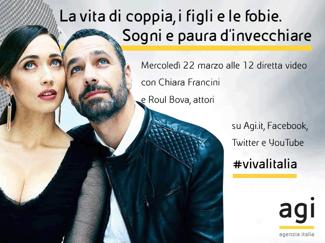 Alle 12 Bova e Francini in diretta web a 'Viva l'Italia'