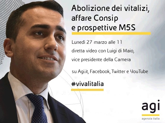 Luigi Di Maio in diretta web a 'Viva l'Italia'