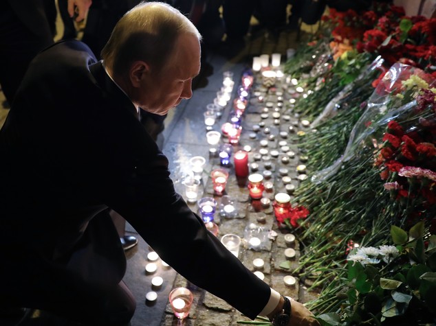 Il terrore irrompe nella città di Putin