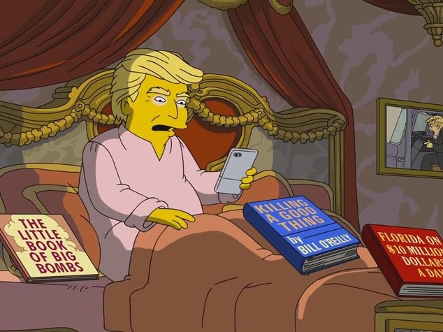 In 100 giorni di Trump finito il Prozac dei Simpson: doveva durare 4 anni