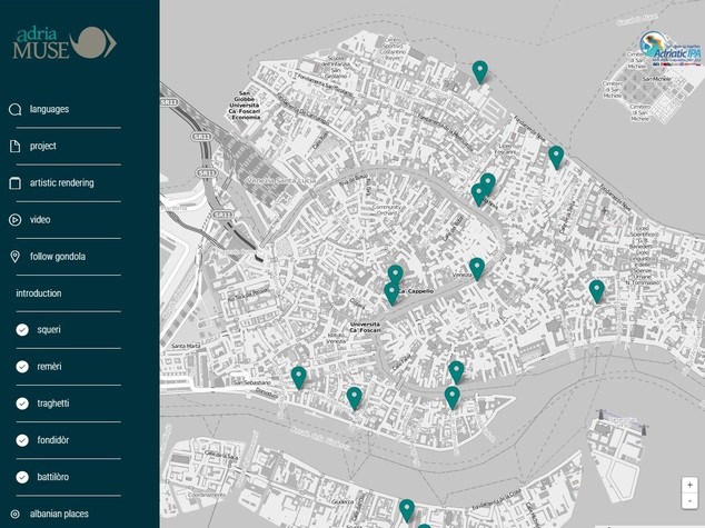 Girare per Venezia su una gondola (grazie a una mappa interattiva)