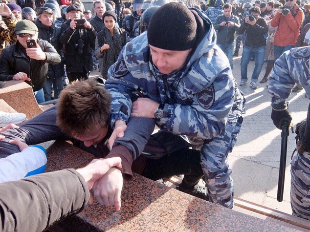Gli studenti russi in piazza, Navalny in carcere