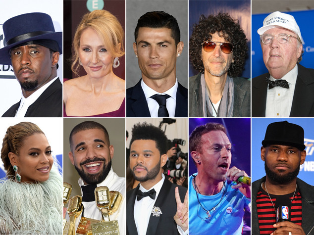 Da Beyoncé a Ronaldo, le 10 celebrity che hanno guadagnato di più lo scorso anno
