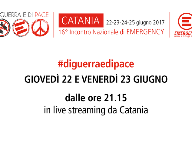 Un mondo senza bombe è possibile. La serata di Emergency, in diretta