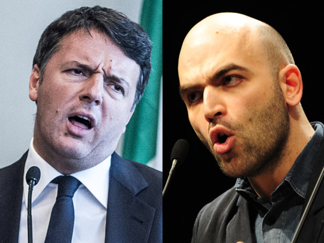 Le 13 volte in cui Saviano ha attaccato Renzi, dal 2014 a oggi