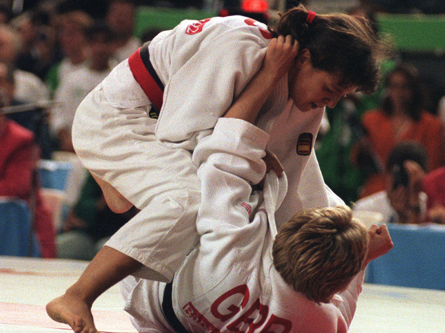 Lesbiche Wrestling foto