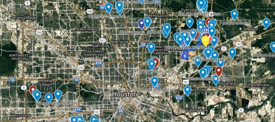 Salvarsi dall'uragano Harvey usando le mappe (collettive) di Google