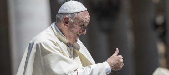 Approfittano del pranzo col Papa per evadere