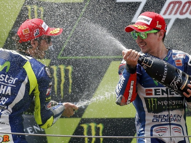 Gp Catalogna: poker per Lorenzo; Rossi e' secondo e resta leader mondiale