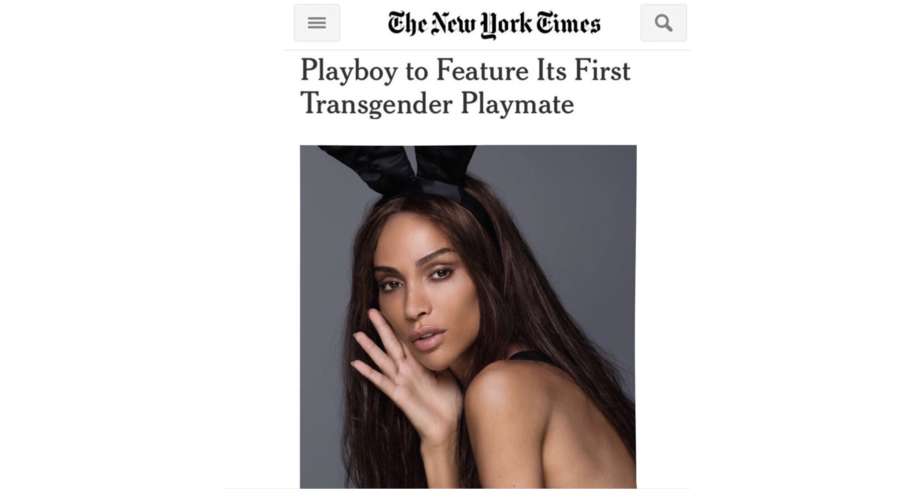 Su Playboy L Era Post Hefner Comincia Con Una Coniglietta Trans