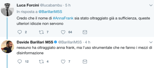 Il Consigliere M5s Chiede Scusa Per La Frase Su Anna Frank