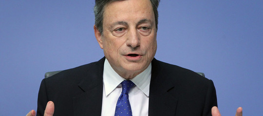 Draghi: fiduciosi in una ripresa robusta, cala indebitamento imprese italiane