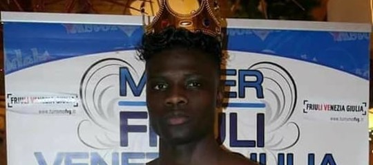 Un nero è stato eletto mister Friuli. Non a tutti è piaciuto