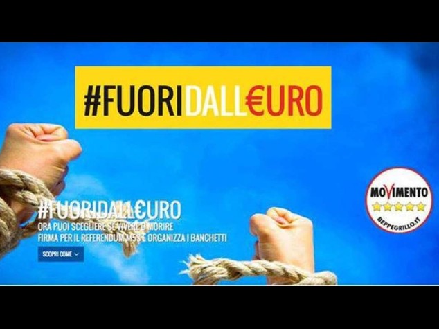 Grillo: referendum anti euro, dal 13 dicembre la raccolta delle firme
