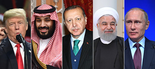 medio oriente arabia saudita iran turchia siria israele putin trump