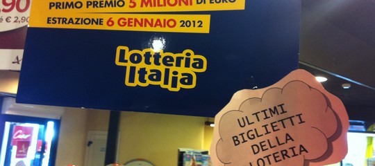 Lotteria Italia, tutti i biglietti vincenti, i 5 milioni vanno ad Anagni
