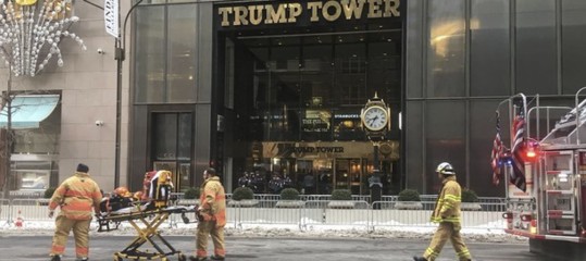 Incendio sul tetto della Trump Tower, nessun ferito