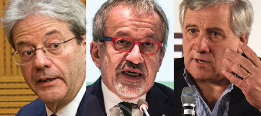 Cosa hanno in comune Maroni, Tajani e Gentiloni?