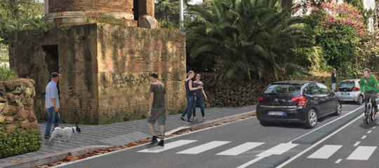 Come sarà la pista ciclabile di via Nomentana (i lavori dureranno 400 giorni)