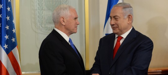 Pence celebra "Gerusalemme capitale d'Israele". Abu Mazen: "l'Ue ci riconosca"