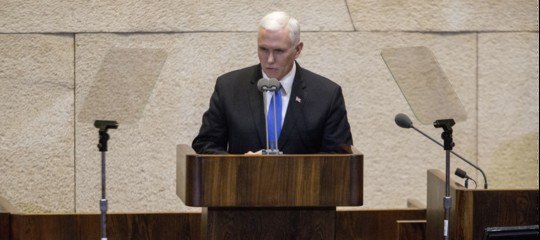 Cosa ha detto Mike Pence al Parlamento israeliano