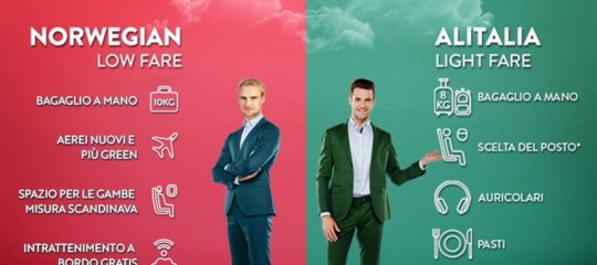 L’autogol di Alitalia sui social (e Norwegian ringrazia)