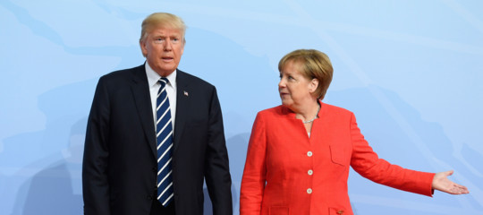 Merkel a Trump: il protezionismo non è la risposta