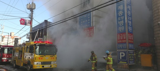 Sud Corea: incendio ospedale, 41 i morti e 79 i feriti