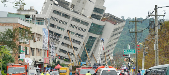 Taiwan, 4 morti e 140 dispersi nel terremoto a Hualien