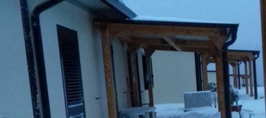 Buran sferza le casette dei terremotati. Dove le caldaie non funzionano