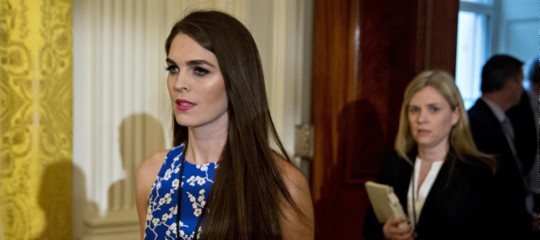 Lascia anche la fedelissima capa della comunicazione di Trump, Hope Hicks