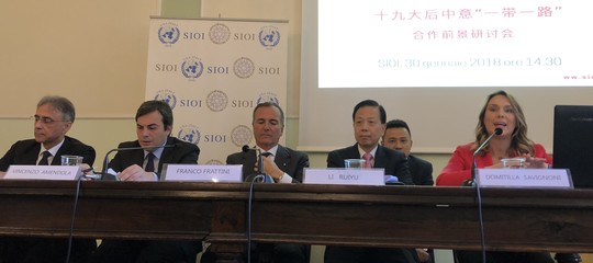 Franco Frattini intervista Cina Xi Jinping Via della Seta