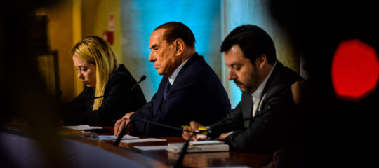 meloni salvini berlusconi centrodestra