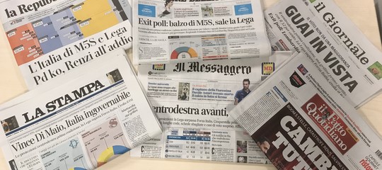 Il risultato delle elezioni spiegato dai giornali italiani